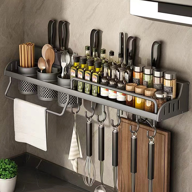 Porta Temperos Rack De Cozinha Suporte Para Condimentos De Cozinha Suporte  Para Temperos De Parede