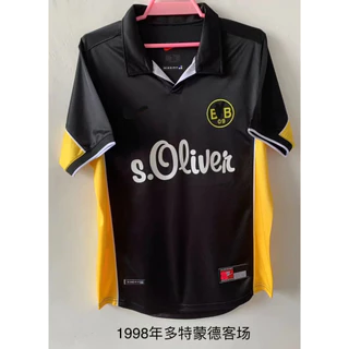 1998 Camisa Masculina Retrô Dortmund