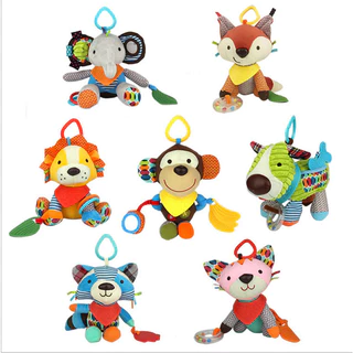 Brinquedos De Conforto Para Bebês Multifuncionais Dicas Bonecas De Pelúcia Macia Berço Com Anel De Campainha