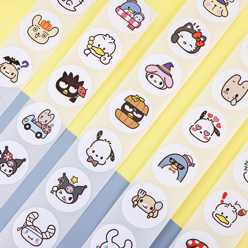 Autocolantes De 500pcs Sanrio Kuromi Melody Pochacco | Shopee Brasil