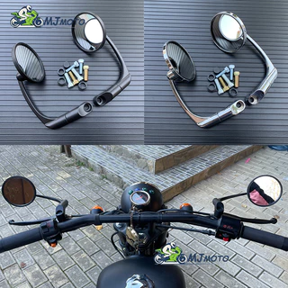 【 MJMOTO 】 Motorcycle Espelhos Retrovisores Com Parafusos De 8/10mm Universais