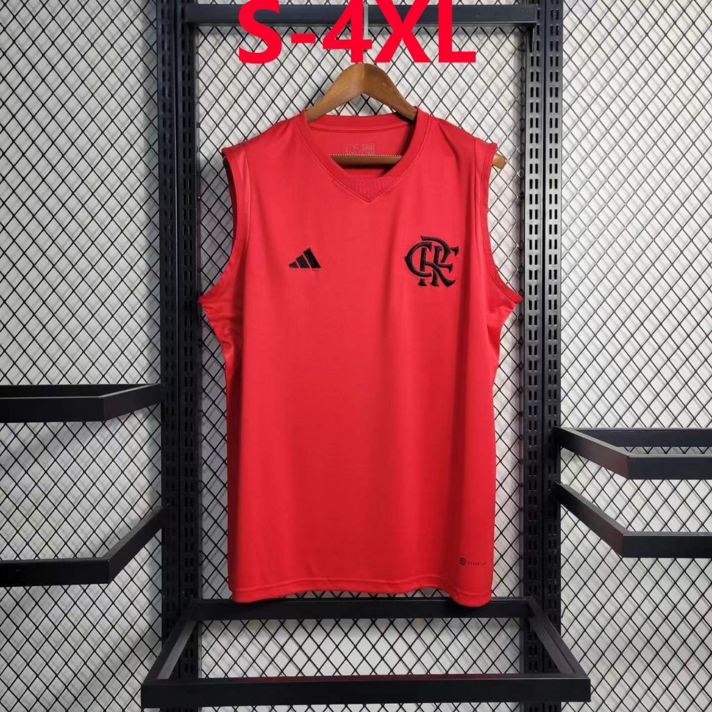 2023/2024 Novo Colete Vermelho Estilo Jersey De Futebol Masculino