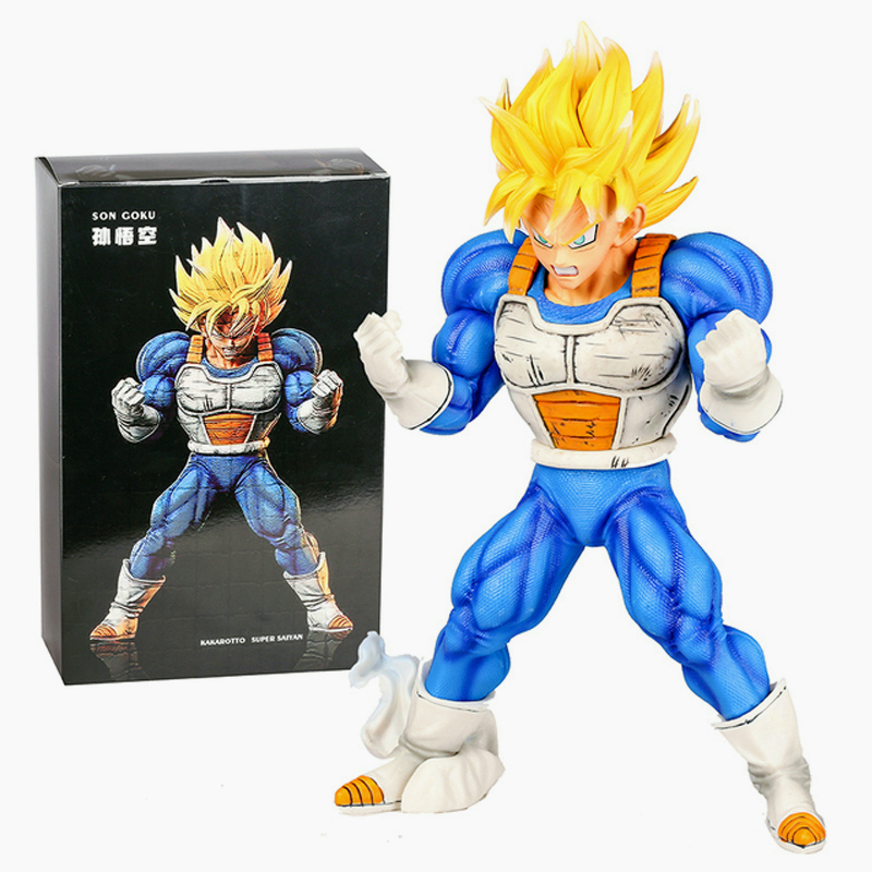 Dragon Ball Vegeta Figura Anime, Super Saiyan 4, Filho Goku, Gk