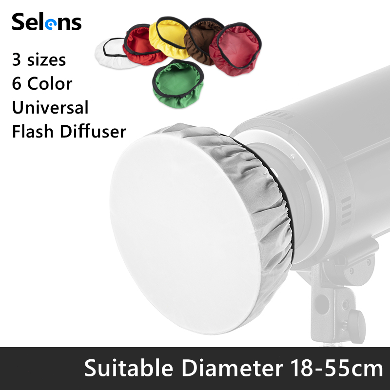 Calza Diffusore Per Softbox Selens Bianco &ndash; Copertura Per Riflettore Strobo
