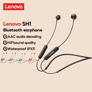 Lenovo Sh1 Fones De Ouvido Bluetooth Sem Fio Música Esportiva IPX5 À Prova D