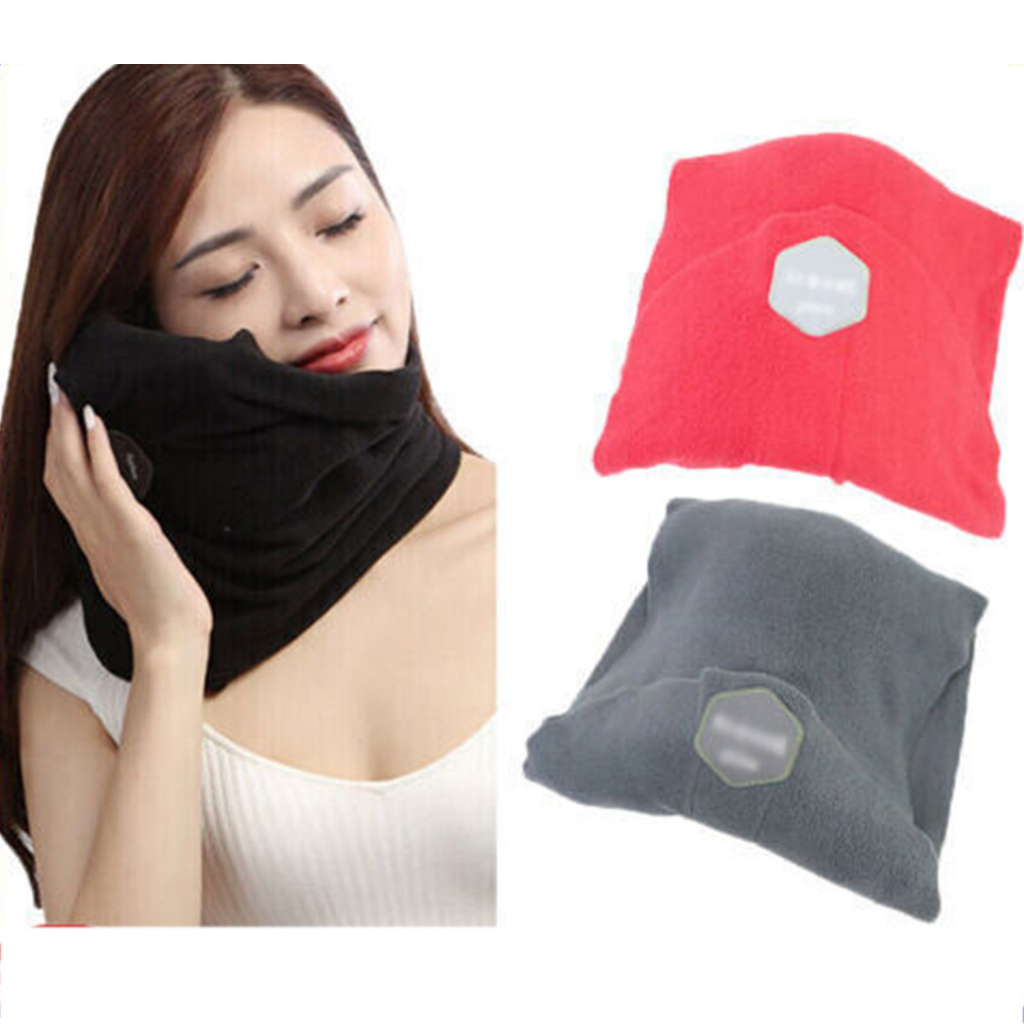 Portabl Travel Pillow Wrap Neck Colarinho De Travesseiro Brace Guard Apoio De Viagem Suave