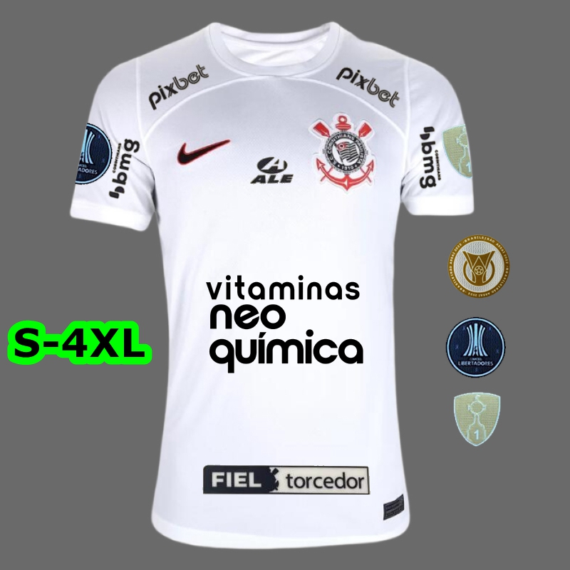 Fans Version 》 2023 2024 corinthians Jersey Todos Os Patrocinadores