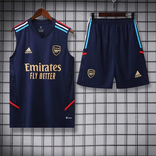 Novo Estilo De Estoque Pronto Arsenal 2023-24 Fato De Treinamento Colete De Futebol Jersey Sem Mangas
