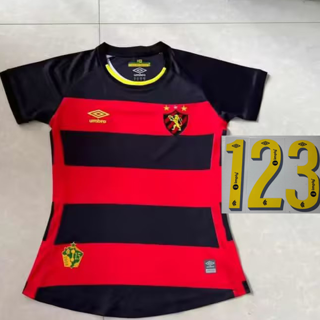 Camisa De Time 2023-2024 Recife Jersey R-S Camisa feminina Red Home Tee  Moletom Seleção de camisa de futebol - Corre Que Ta Baratinho