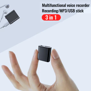 Mini Gravador De Voz Portátil Inteligente Ativo Áudio Som HD Redução De Ruído Mp3 Player Magnet OTG
