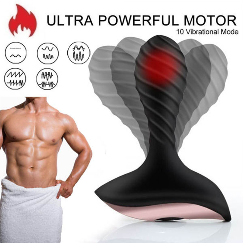 Brinquedos Sexuais Masculinos Vibrando Plug Anal Massageador De Próstata Vibrador