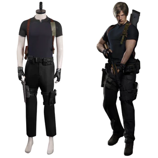 Cosplay Resident Evil 4 Remake Fantasia De Carnaval Leon S.Kennedy