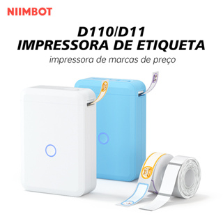 NIIMBOT D110 Impressora de Etiquetas Inteligente Térmica Bluetooth sem Tinta