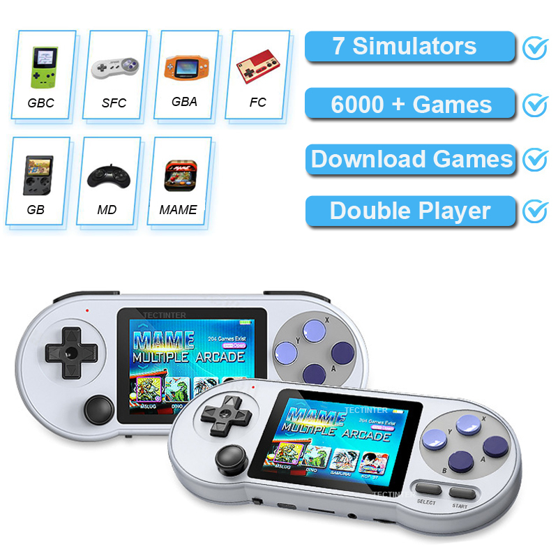 POWKIDDY-X70 Handheld Game Console para Crianças, Tela HD de 7 Polegadas,  Jogo Retro, Suporta Jogos