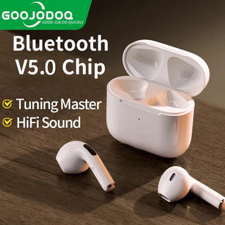 Goojodoq Fone de Ouvido Sem Fio Air Pro 4 Smart Touch