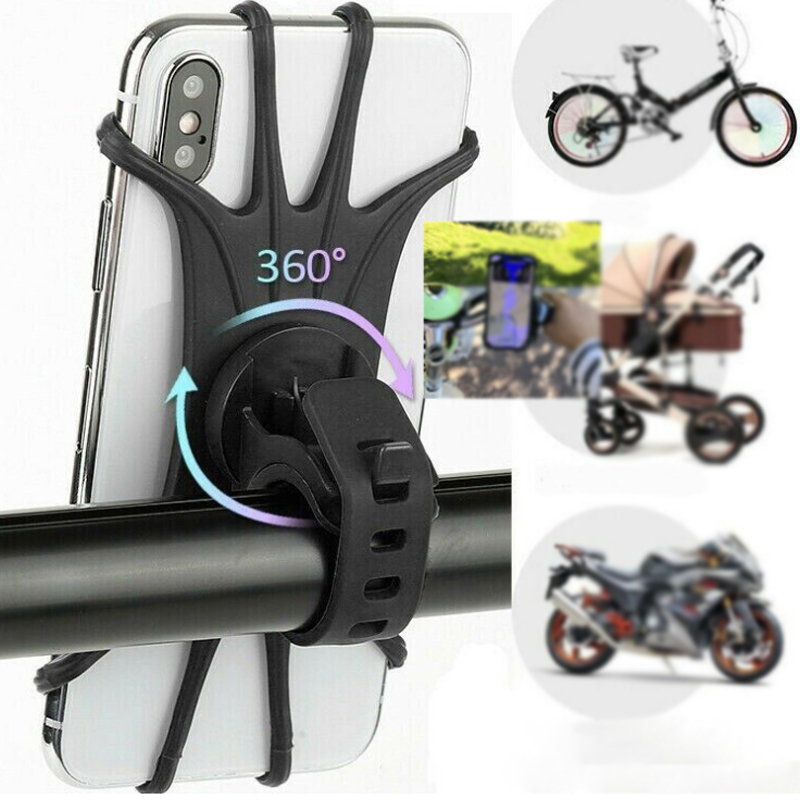 Suporte De Telefone De Bicicleta De Silicone MTB Para Móvel Estrada Universal