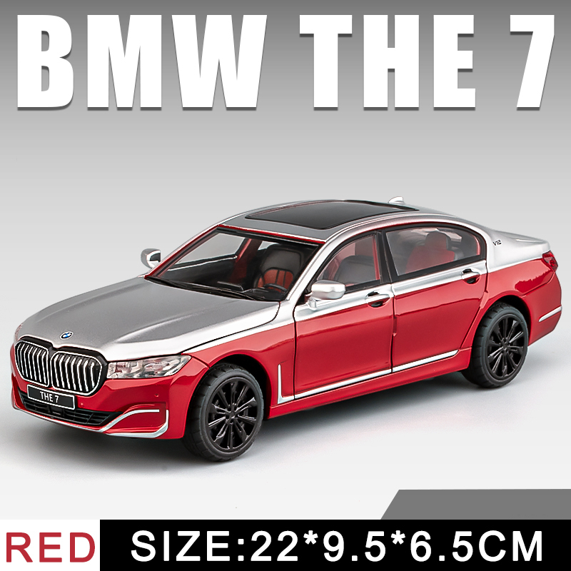 Diecast Car 1 : 24 BMW THE 7 760Li Modelos Alloy Toy Vehicle Com