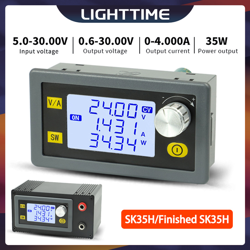 SK35H DC Buck Boost Converter CNC Regulável Fonte De Alimentação De Laboratório Módulo De Carregamento Solar De Corrente De Tensão Constante