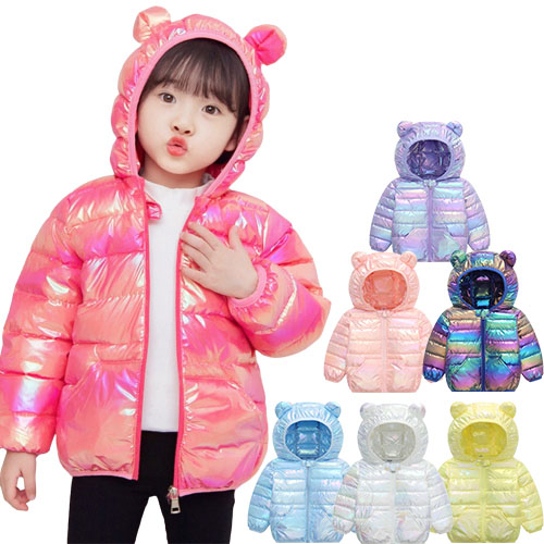 Roupas de inverno para bebês meninas, desenho Kawaii, orelhas de urso  lisonjeiro, moletom com capuz de lã, fofo, elástico, chique, roupas de bebê