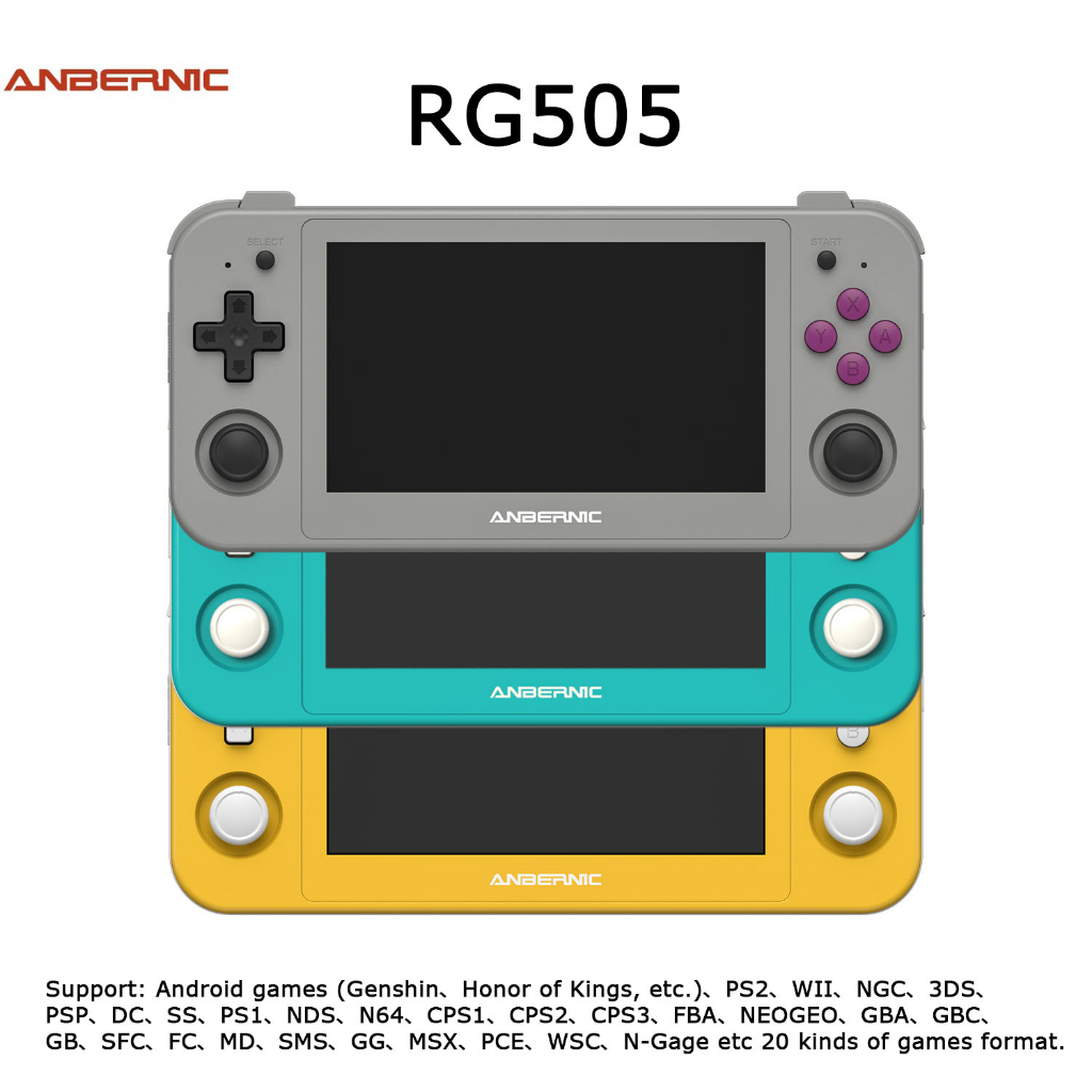 ANBERNIC RG405M engineering machine testing Wii/NGC/3DS games 