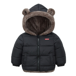 Casacos de Inverno Engrossados para Crianças Casacos para Meninas Casacos para Meninos Casacos de Caxemira Casacos com Capuz para Meninos Casacos para Crianças de 1-6 anos Casacos de Inverno à prova de vento Casacos Quentes de Algodão à prova de neve Casa