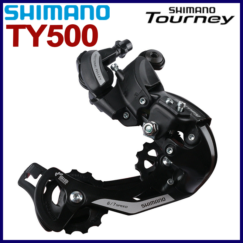 Meccanico Diretto Deragliatore Posteriore Shimano Tourney RD-TY500 - Per MTB 6/7 Velocità Ricambio Bici - Foto 6