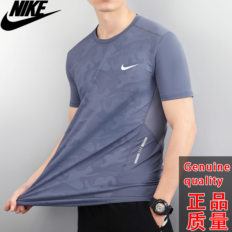 [Estoque De Alta Qualidade/Pronto] Camisetas De Manga Curta Masculina Secagem Rápida Camisola Roupas Frias