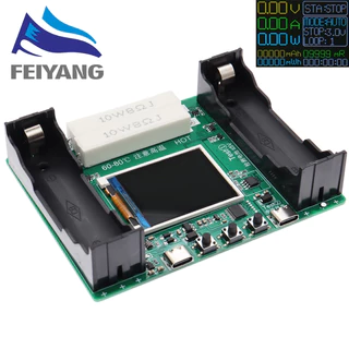 Testador De Capacidade De Bateria Tipo C Com Display LCD MAh MWh De Lítio Módulo Detector Digital De 18650
