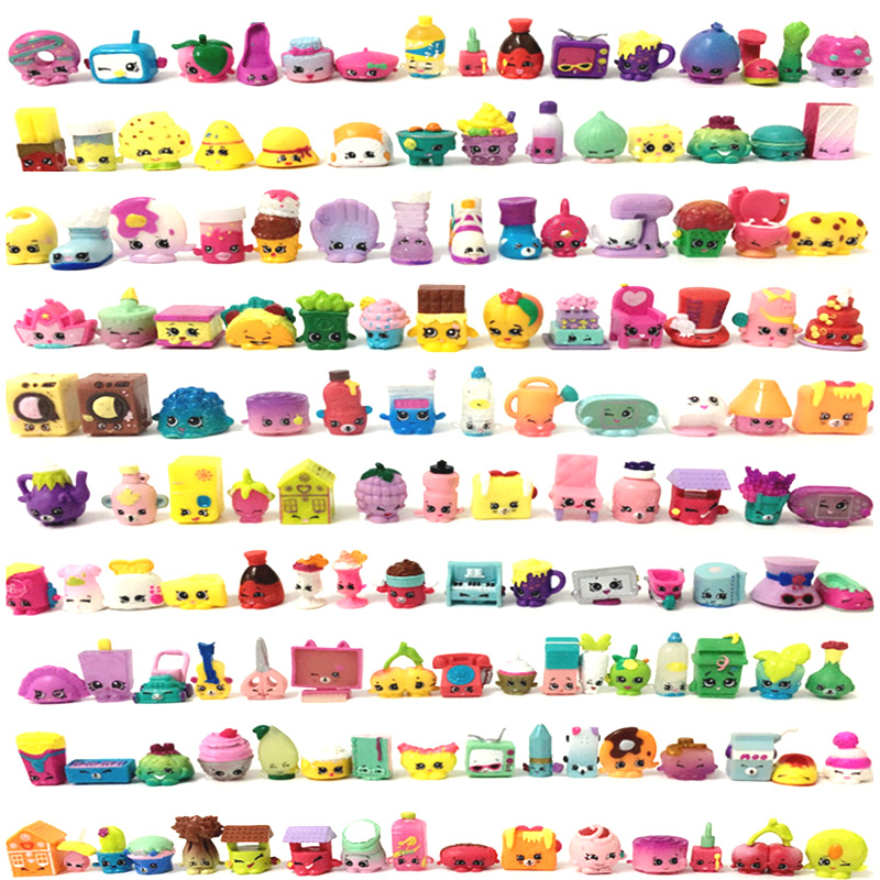 30/50pcs Shopkins Série 1-6 Mini Figures Shopkin Frutas Modelo Kids Toys