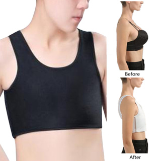 [Escolha De Valor] Encadernador De Tórax 3XL 5XL Para Seios Grandes Mulheres Homens Barra Lésbica Com Gancho Trans Plus Pull Over Vest Tomboy