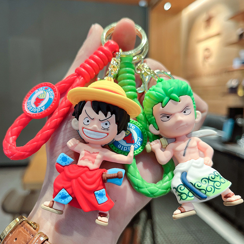 Bandai Genuine ONE PIECE Gashapon Toys Luffy Chopper Nami Sabo Action  Figure Model Backpack Pendant Toys