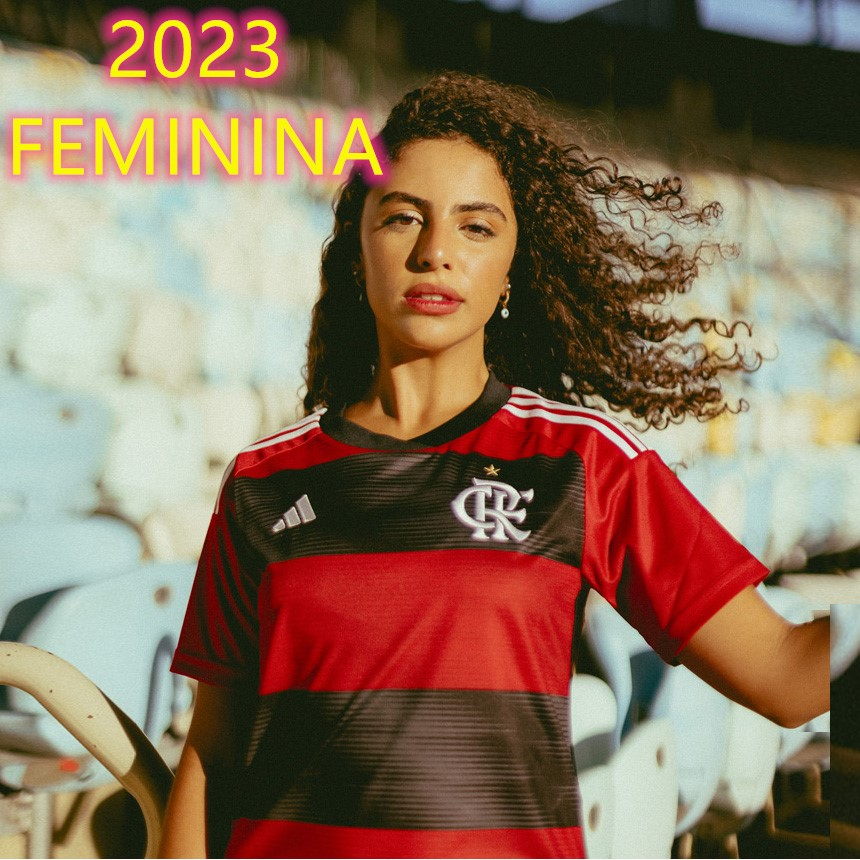 2023 2024 MANTO FLAMENGO FEMININA JOGO 1 flamengo Futebol Feminino