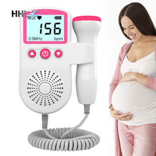 Doppler Fetal Portátil Monitor De Frequência Cardíaca Para Bebês Grávidas 3.0MHz Detector De Ultra-Som De