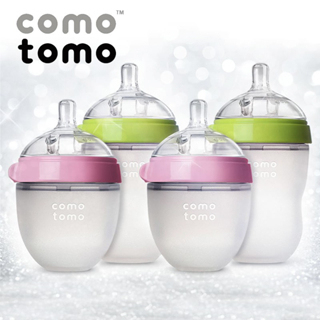 Comotomo Mamadeira Silicone Alimentação Bebê Mamadeira Bayi Botol Susu