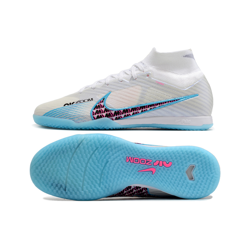 Tênis De Futebol De Futsal Masculino De Couro Assassino15 Superfly IX 9 Elite IC Indoor Quadra Football Sneakers Original