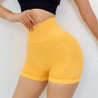 Buffbunny-Shorts de ioga sem costura para mulheres, calças de ginástica de  cintura alta, roupas esportivas, bumbum sexy, moda, 2023