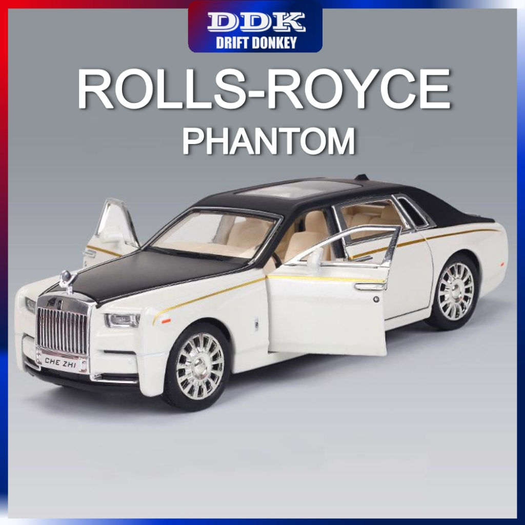 Rolls-Royce Phantom 1 : 32 Metal Diecast Modelo Liga Brinquedo