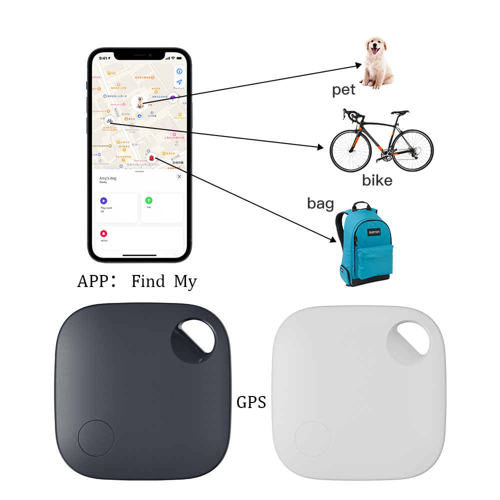 Bluetooth Gps Tracker pour le remplacement de l'étiquette aérienne Apple  via Find My To Localiser le portefeuille de cartes Ipad