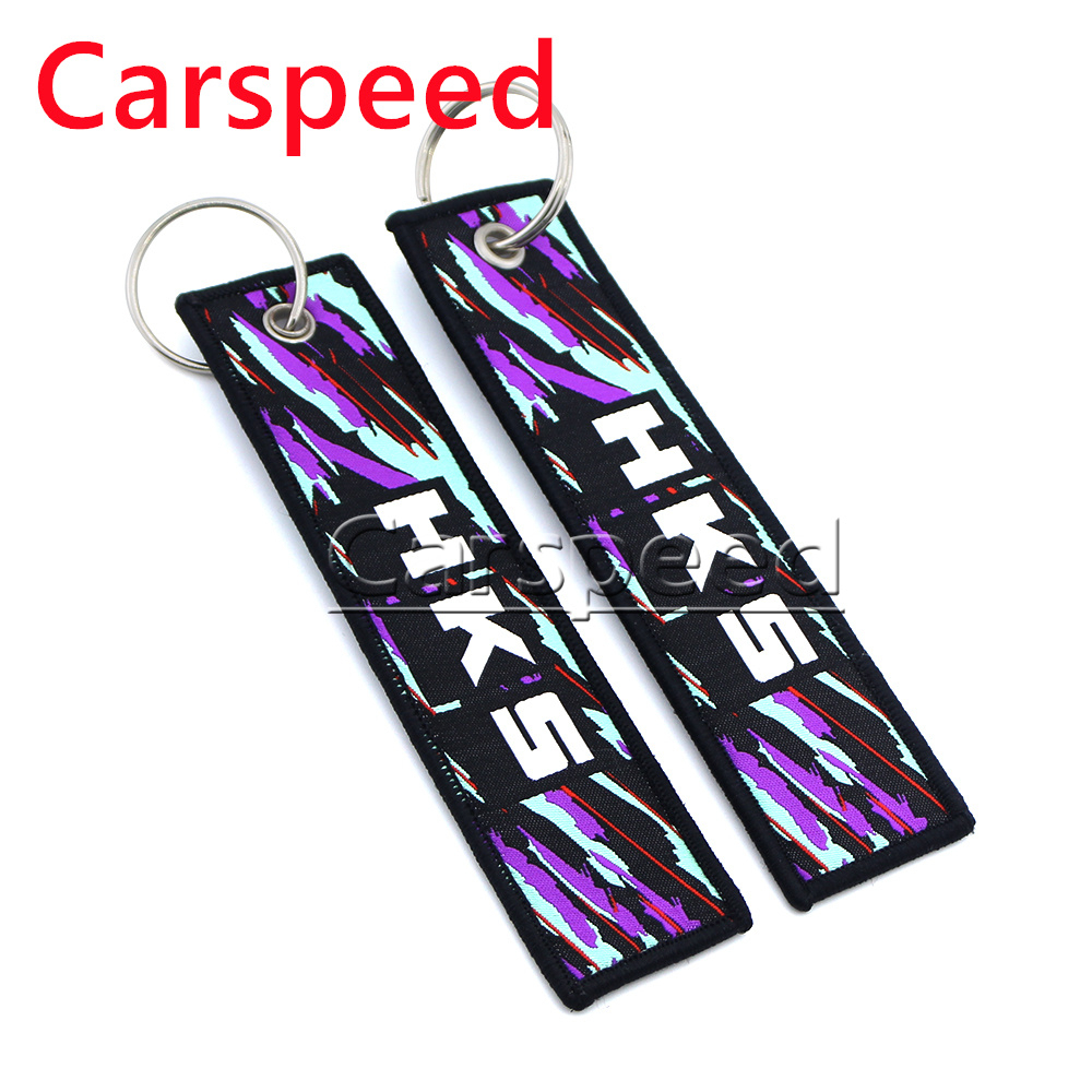 1PCS JDM Racing Style HKS Power Removable Lanyard Car 1PCS JDM Racing Style HKS Power Removable Lanyard Car