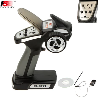 Flysky FS-GT2E AFHDS 2A 2.4g Transmissor De Sistema De Rádio 2CH Para Barco Carro RC Com Receptor A3