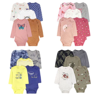 【promoção 】 carters Manga Longa Conjunto /Kit Roupa De Bebe 5 Peças/ roupas de bebê /Macacão De Verão Para Bebê /Manga Longa Conjunto