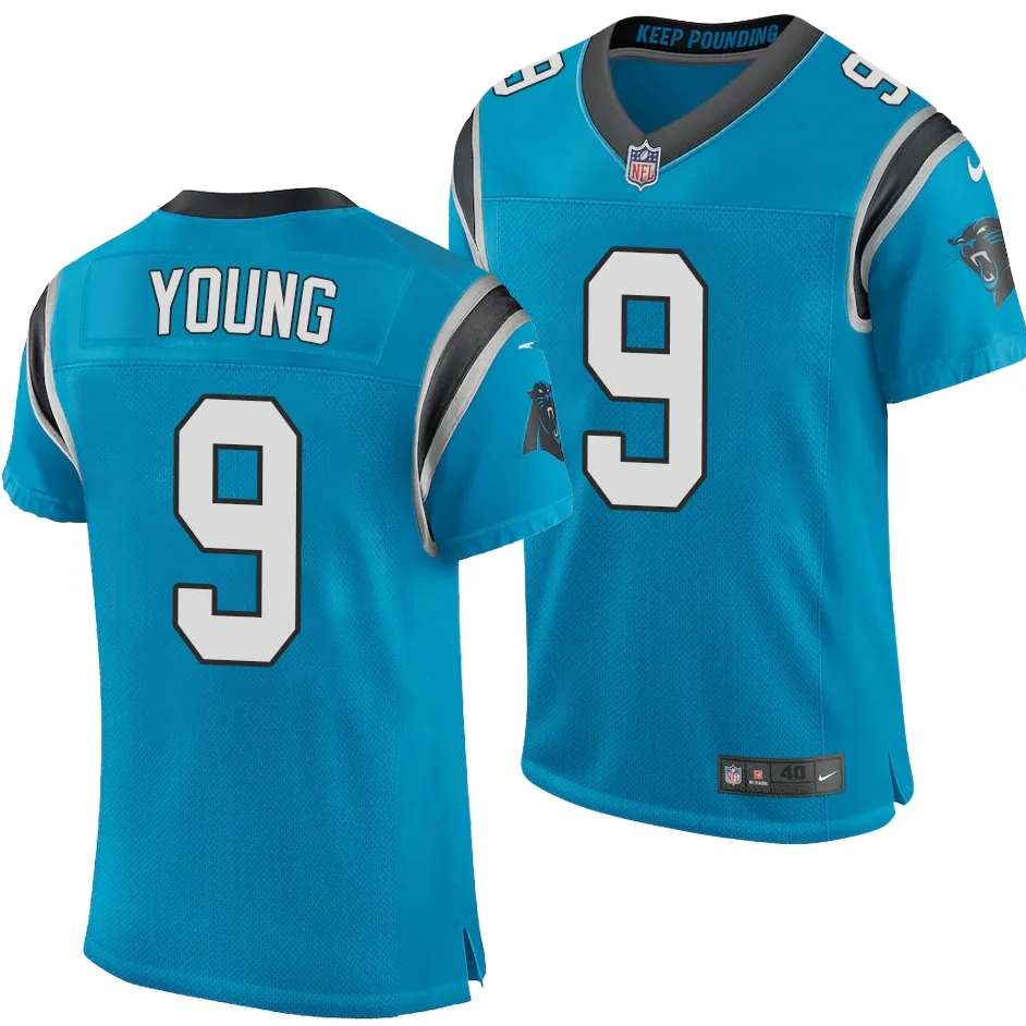 Camiseta Carolina Panthers Bryce Young 2023 NFL Draft First Pick Limited Camisa De Futebol Americana Limitada Jersey