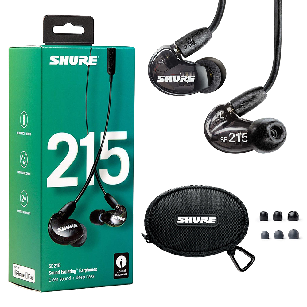 MPC ONE /SHURE SE215（イヤホン）or64GB SDカード Shure SE215 Fones De Ouvido Isoladores De Som Com MicroDriver