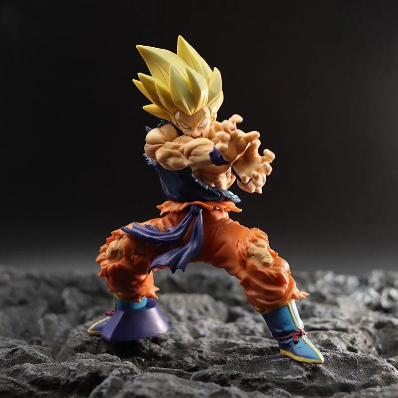Dragon Ball Filho Goku Fazer Punho Figura de Ação Modelo Brinquedo