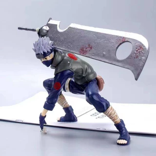 15cm Naruto Shippuden Hatake Figura Anime Modelo Sharingan Kakashi Figuras De Ação Figma PVC Brinquedos Colecionáveis Para Crianças