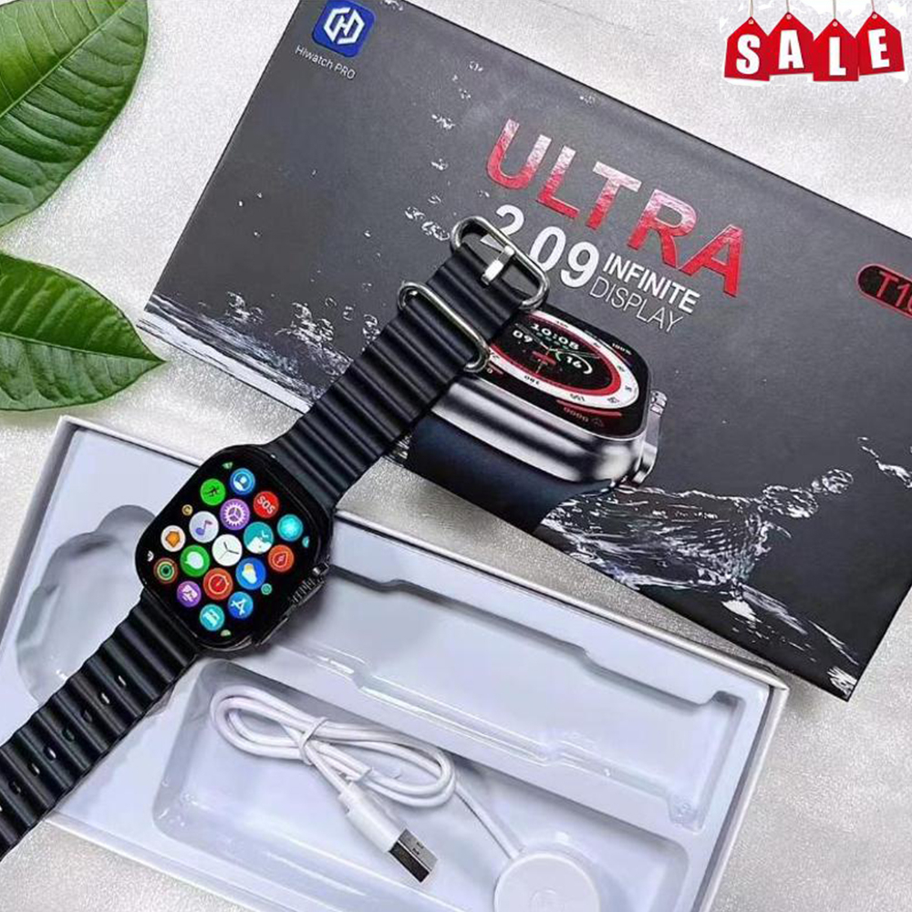 2023 Novo Smartwatch Relógio Inteligente T10 Ultra Série 8 Jogos Embutidos/Tela HD De 2,09 Polegadas/49mm Parafusos Reais Calculadora De Carregamento Sem Fio Bluetooth Para Homens E Mulheres
