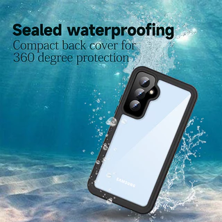 IP68 Caixa De 2 Metros À Prova D'água Para Samsung Galaxy A54 A55 A35 A25 A15 A34 A14 5G Funda De Mergulho Esportes Ao Ar Livre 360 De Proteção Total Tampa Transparente
