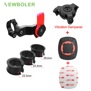 Newboler Motocicleta Suporte De Telefone De Bicicleta Vibração Universal De Montagem 360 Rotatível Celular