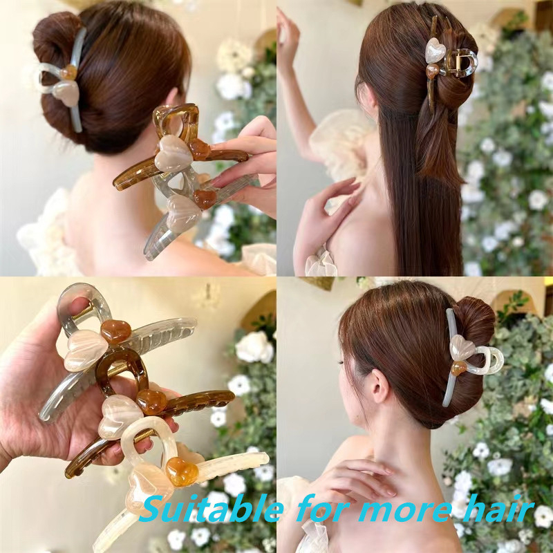 Clip de cabelo coreano coreano Clip de cabelo coreano Love Heart Hair Clip Acessórios de cabelo feminino