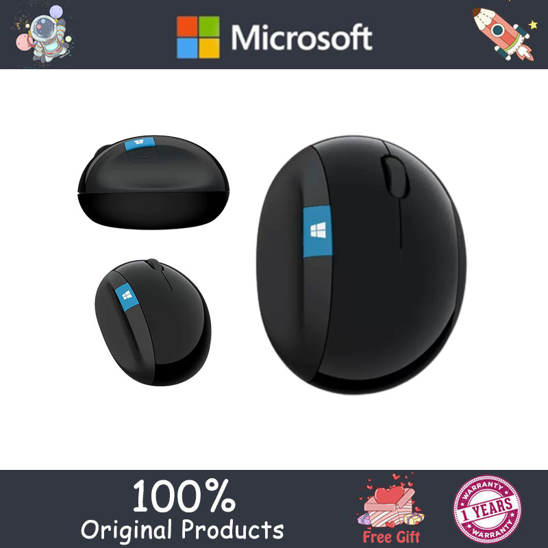 Microsoft sculpt Ergonomic Mouse 2個セット Microsoft Sculpt ergonomic dual-mode wireless mute ergonomic mouse